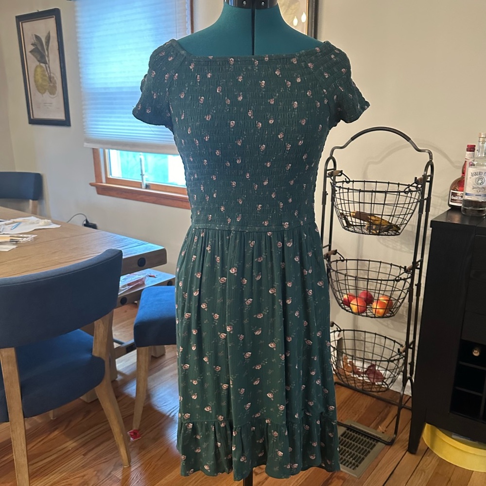 🌟 NWT! Abercrombie Kids Floral Midi Dress